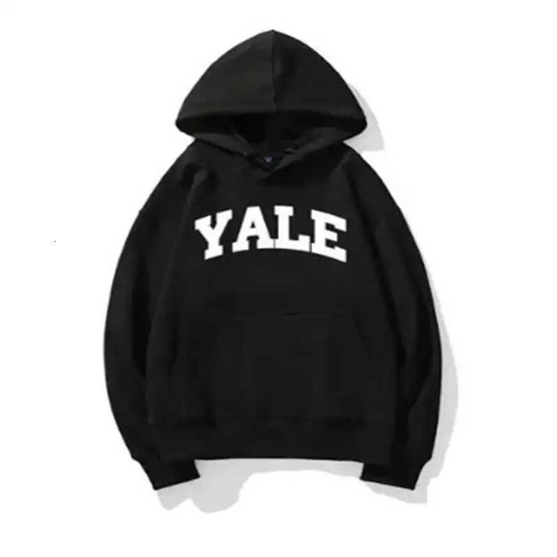 Yale University Unisex Long Sleeve Printed Hoodie Casual Sweatshirt Pullover Sweatshirt Adult Sportswear Classic Simple Trendy M251124