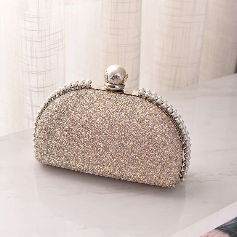 Dinner Bag New Women S Pearl Banquet Trendy And Versatile Instagram Chain Shell Handheld Bag For Women KQ