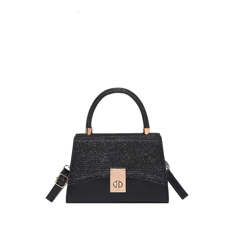 2024 Autumn/winter New Women's High End Fashion Multi Functional Designer Handbag With Bright Star Texture Single Shoulder Crossbody Bag