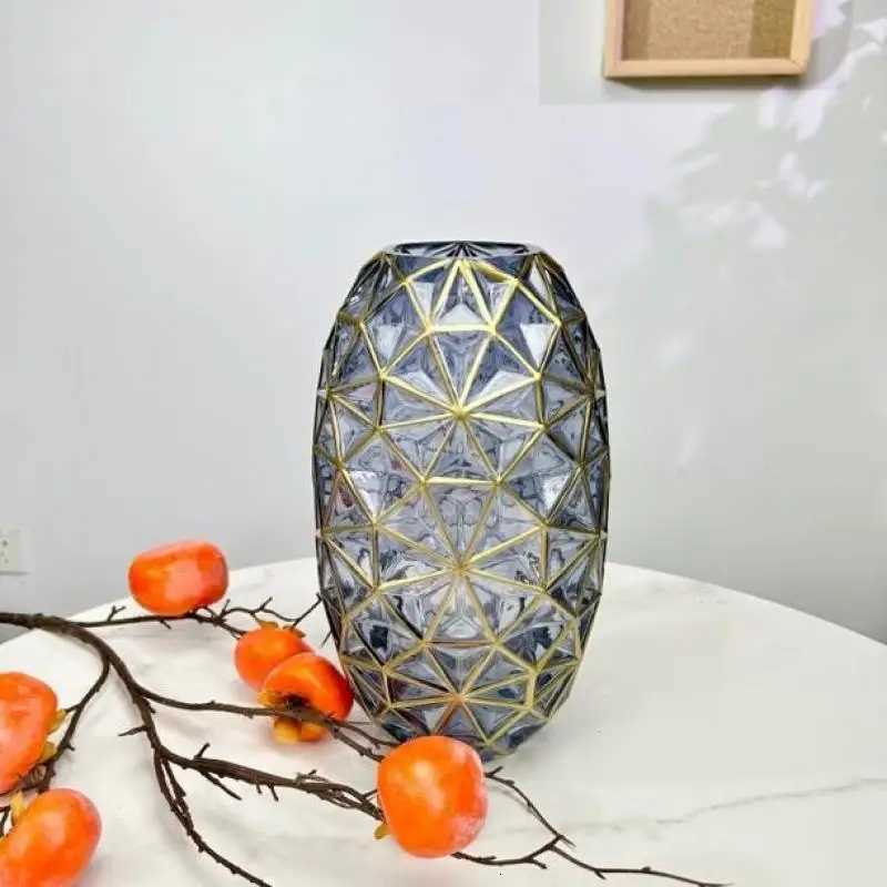 Light Luxury Nordic Glass Vase Home Living Room Decoration Modern Handicrafts Vase C251124