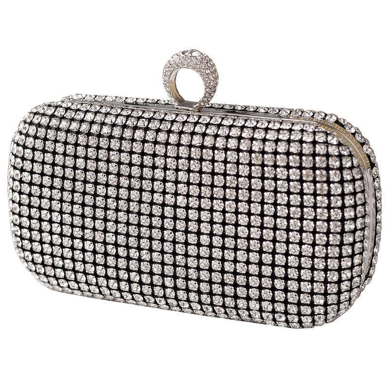 Dinner Bag Yixinglong Silver Diamond Party Noble Shining Banquet Women S Package KQ