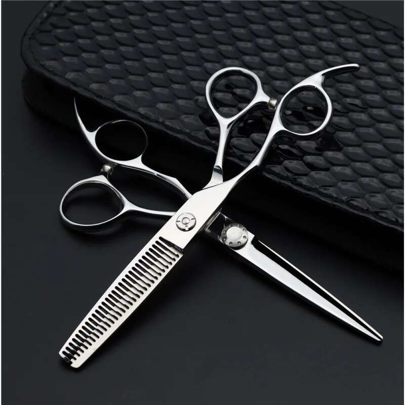440C 6.0-Inch Home Stylist Hair Set Salon Barber Professional Left-Handed Hairdressing Scissors