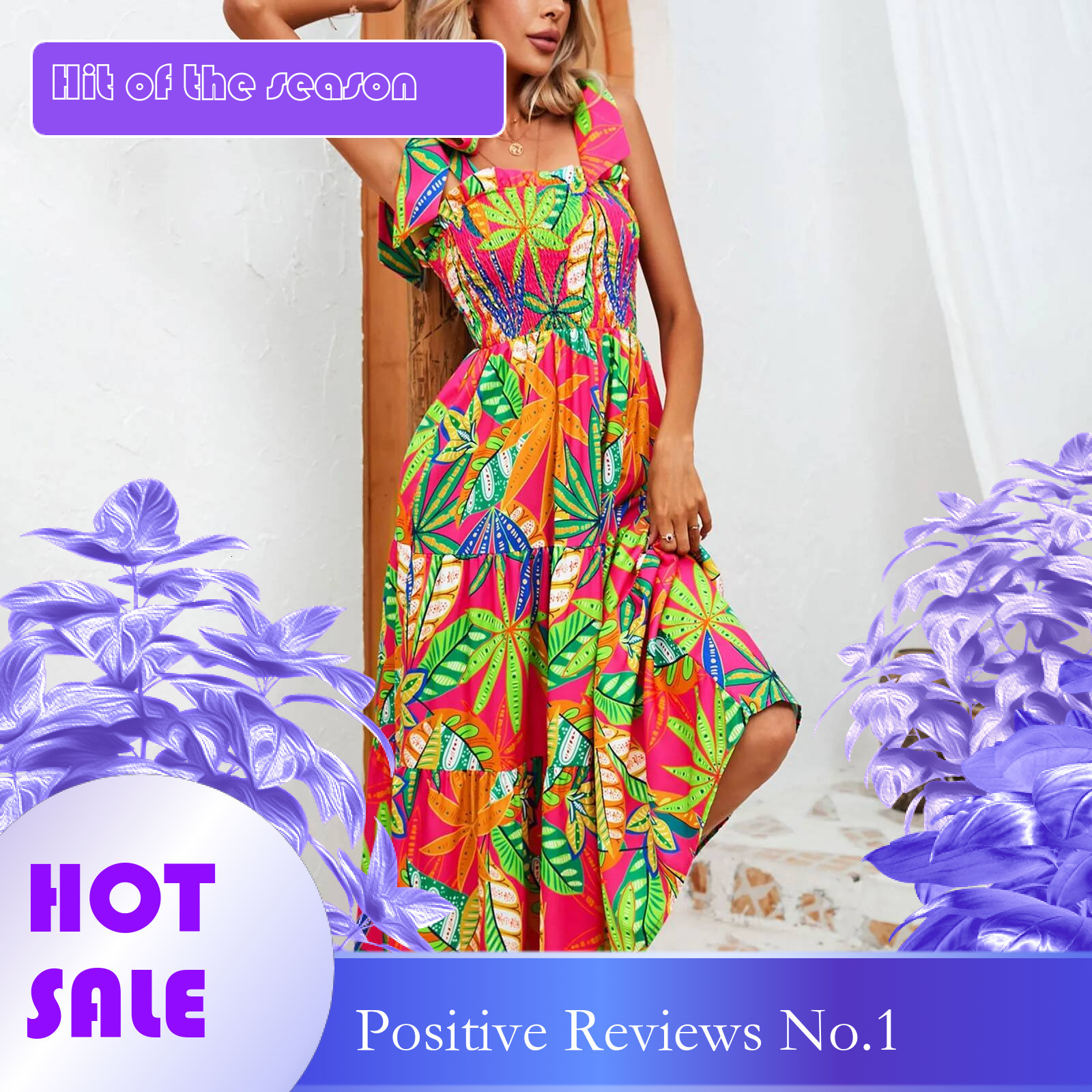 Dongdumaoyi Summer Vacation Spaghetti Strap Long Dress Women Sleeveless Ruched Elastic Backless Floral Print Beach Sundress Vestidos