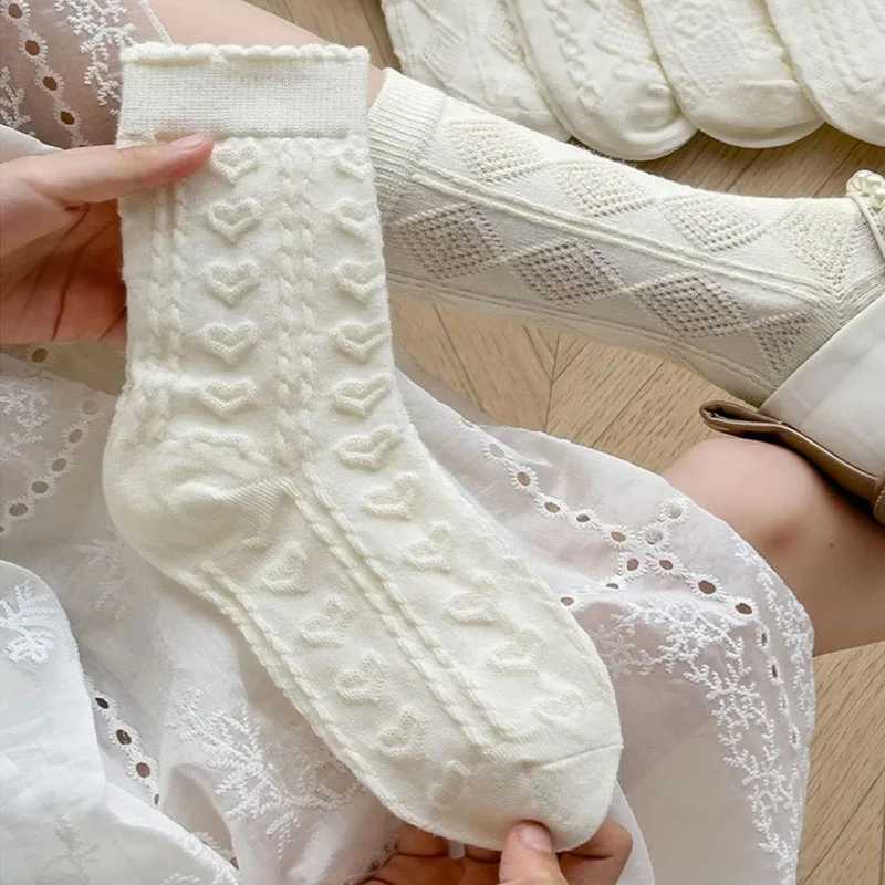 5 Pairs/Lot Autumn Children Cotton Socks Girl Boy Baby Warm Soft Cute Cartoon For New Spring 1-12 Years Student Teens Kids Socks G251124