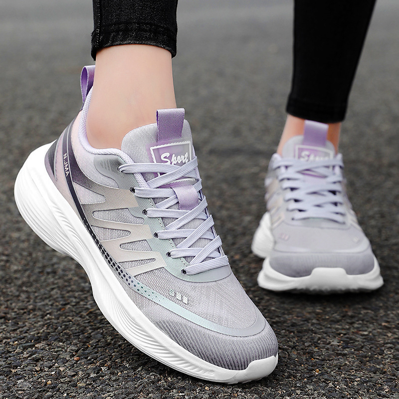 Summer Breathable Mesh Outdoor Lightweight Running Casual Versatile Women S Shoes Trendy Single Shoes Ddmysaturn Ddmysaturn