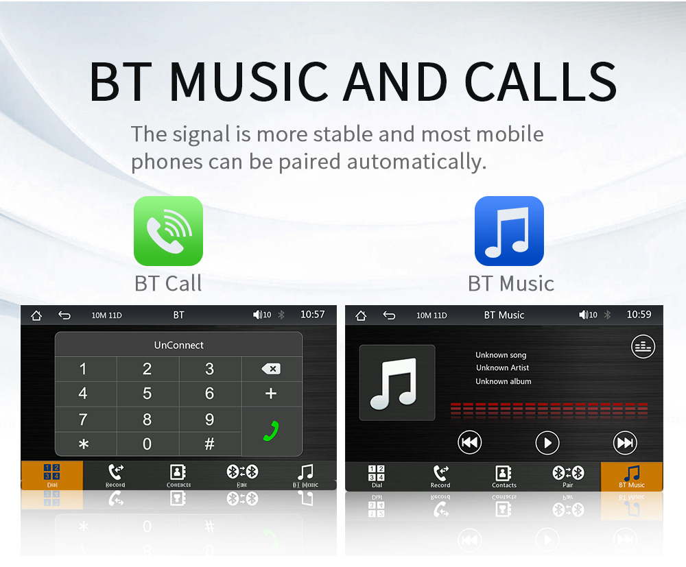X5300 7 Inch Touch Ips Screen Carplay Carplay Android Auto Built in Speaker Wireless Car Play Car Screen Car Monitor