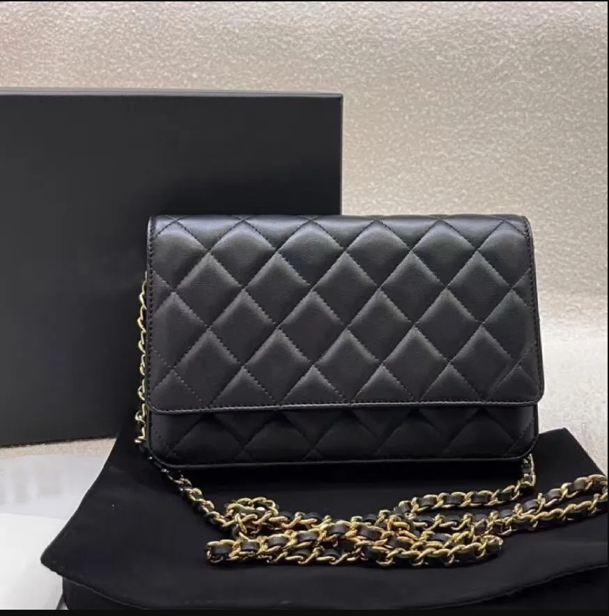 Designer bag caviar Lambskin luxury Woccbag Women Grained Shiny Calfskin shoulder bag Crossbody bag chain bag Classic Hangbag Top Quality portable fashion Purse