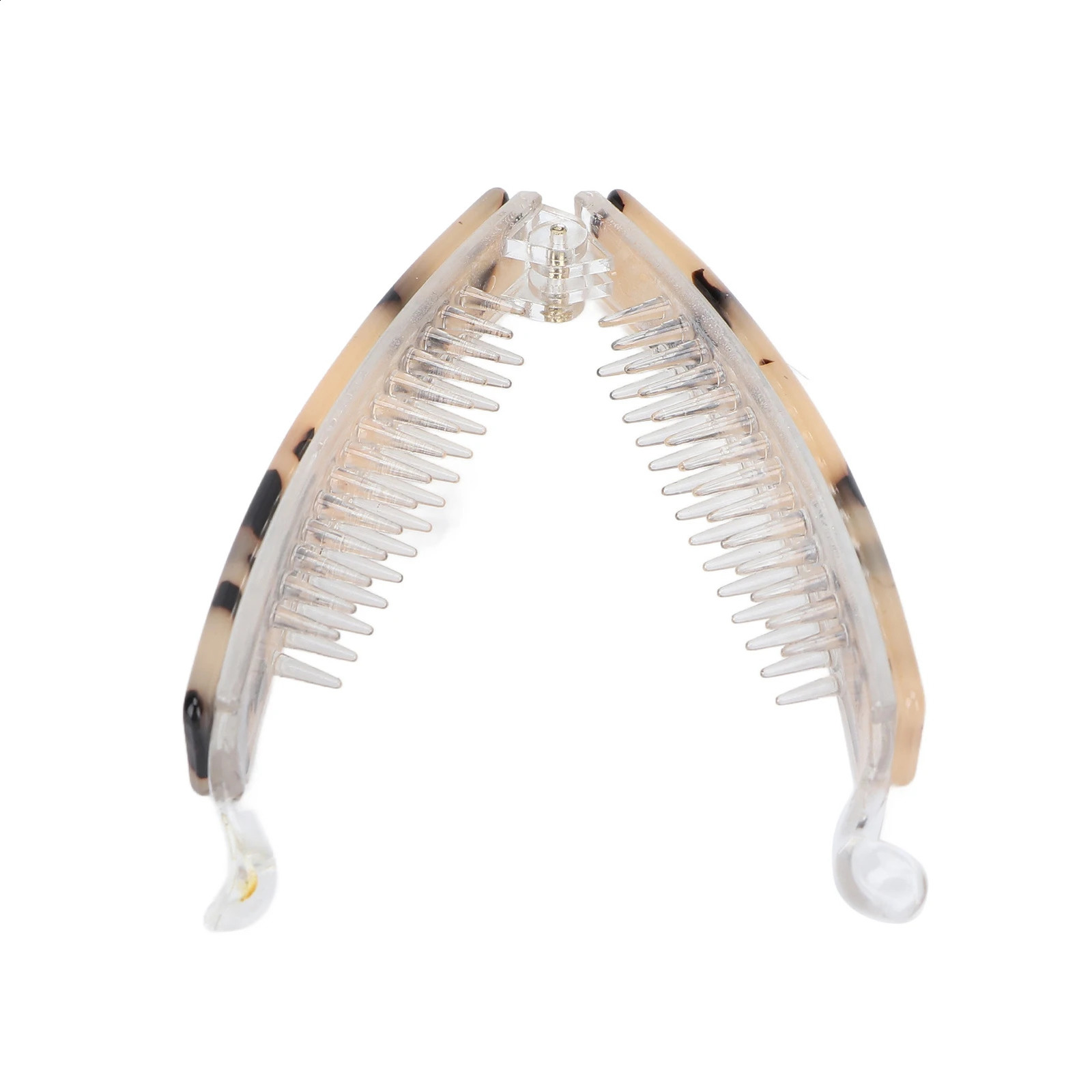 Hair Claw Banana Barrettes Hair Nonslip Clip Fashion Long Hair Styling Accessories for Girls WomenBeige Tortoiseshell 250417