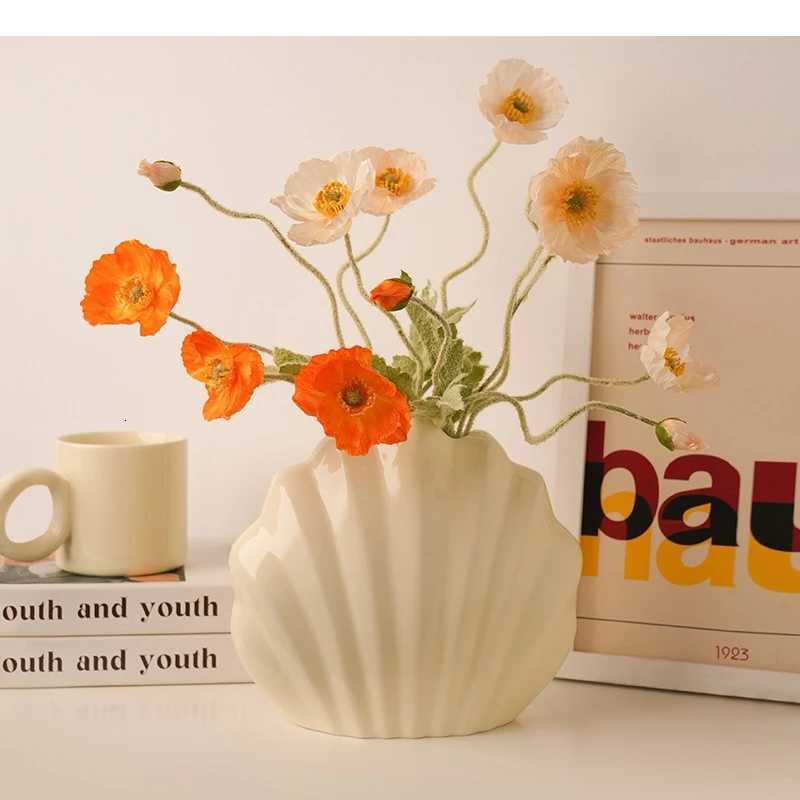 Vase Decoration Dining Table Flower Arrangement Crafts Home Living Room Art Light Luxury Ceramic Vases C251124