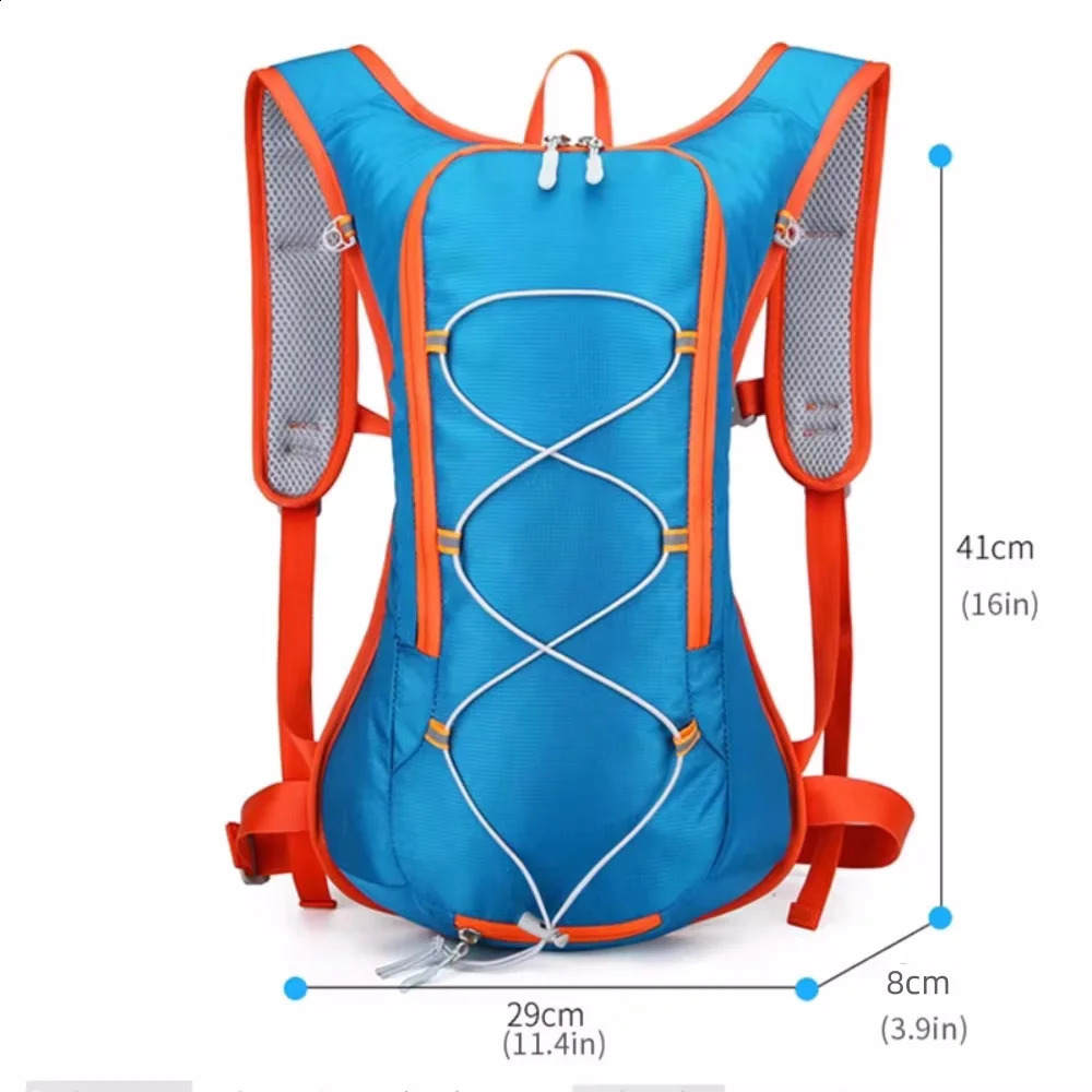 12L Outdoor Sports Bike Running Hiking Moisturizing Bag Storage Helmet Waterproof Ultra Light Bladder Backpack 250424