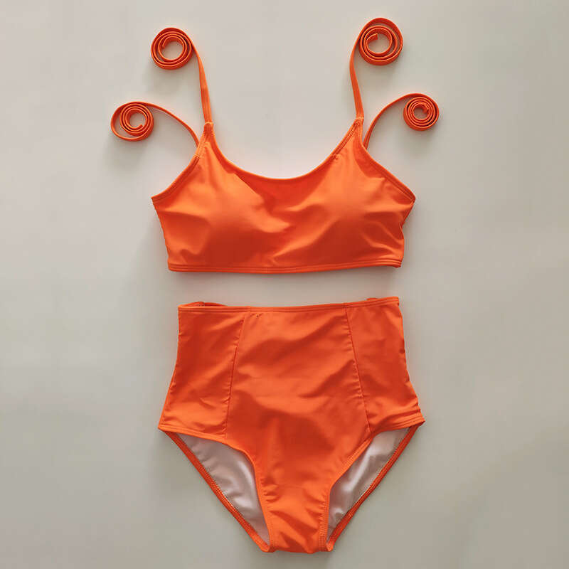 Holiday Trajes De Bano Skimss New South Korean Swimwear Women's Sexy Little Fragrance Cross Backless Split Bikini Slimming Hot Spring Swimsuit Ne