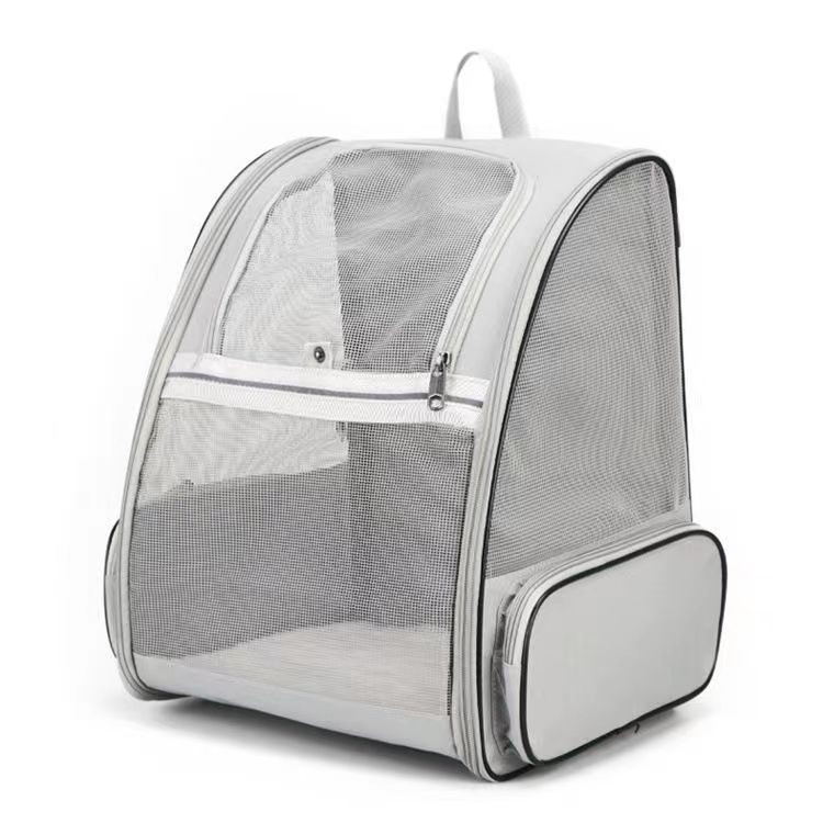 Lightweight Outdoor Dog & Cat Portable Backpack: Breathable Mesh Design, Easy Folding Feature - view 3