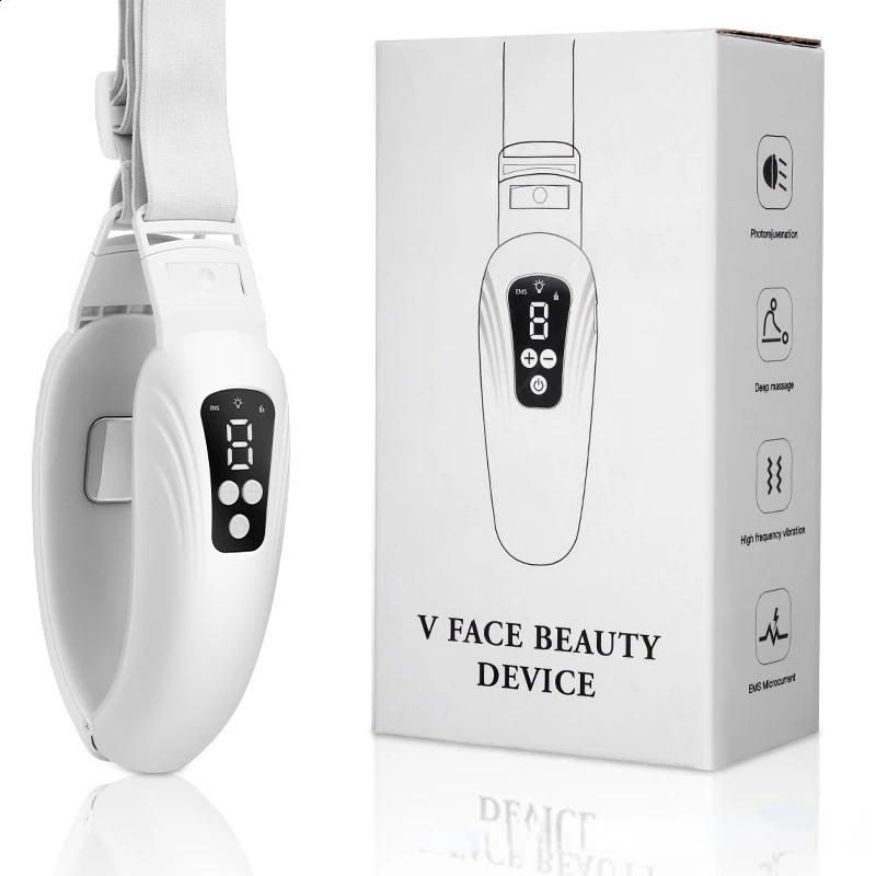Skin Care EMS Electric Facial Massager Face Slimming Machine V Line Shaper Chin Cheek Equipment Beauty Tools 250418