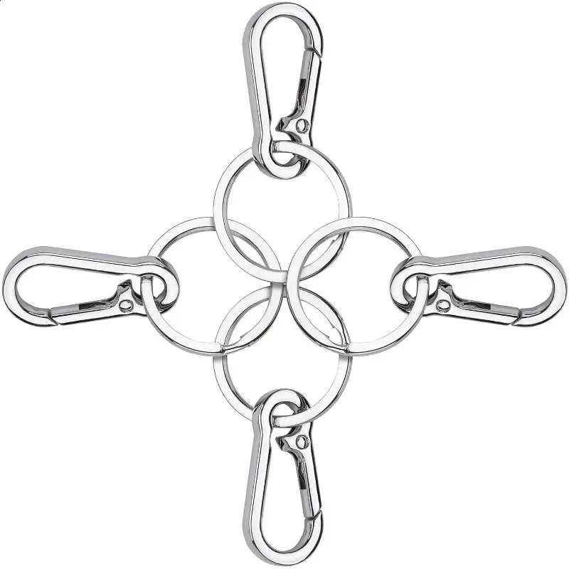 15 piece metal Gourd keychain climbing hook car sturdy buckle shape accessories retro link 250418 250418