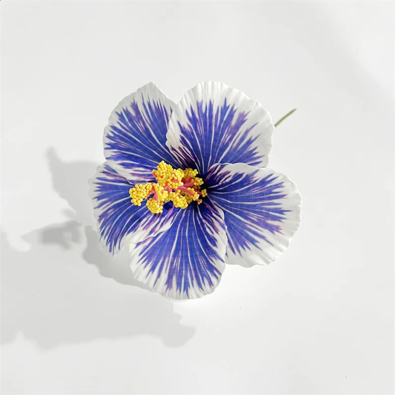 10Pcs Arrival Foam Hibiscus Flower Hair Pick Fashion Girl Hair Clip Headwear Womam Holiday Party Hair Accessories 250420