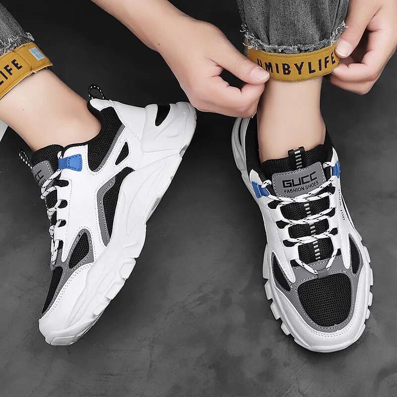 Factory hot Outlet Men Sneakers Designer Classic and Versatile Lace-up Safety Shoes Extra Large Size 45 Dad Running for Man