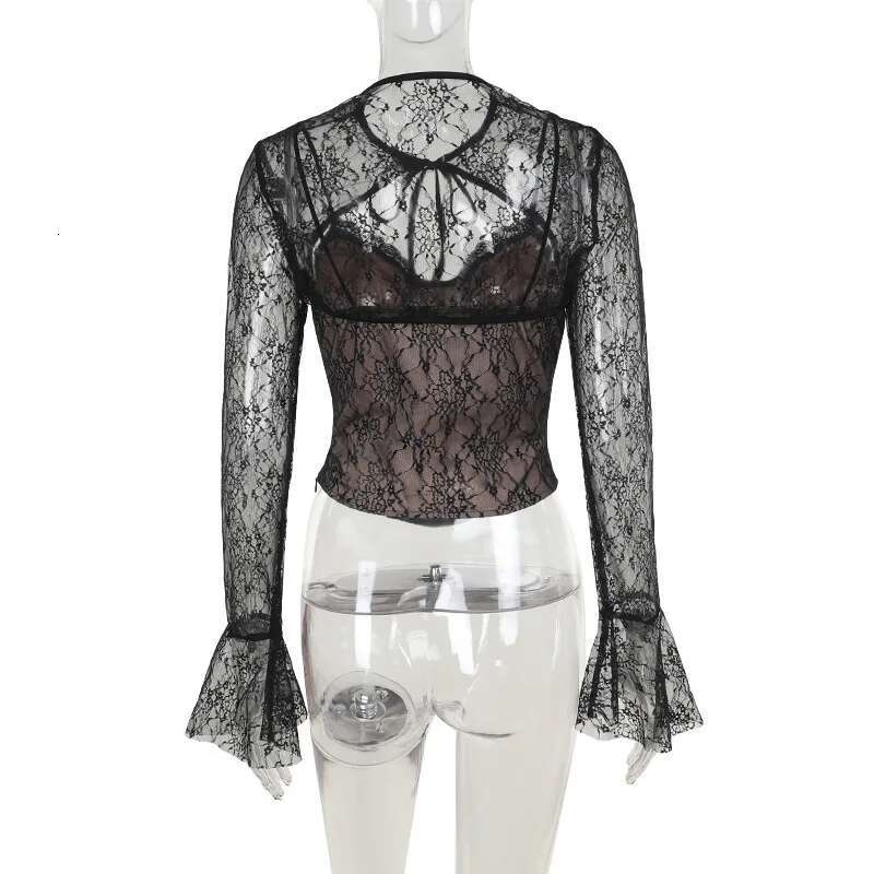 Dongdumaoyi Townlike Slim Bodycon Wrap Waist Lace Sexy Party Crop Women Corset Top Autumn Winter Streetwear With Ing Women S Tight Underwear