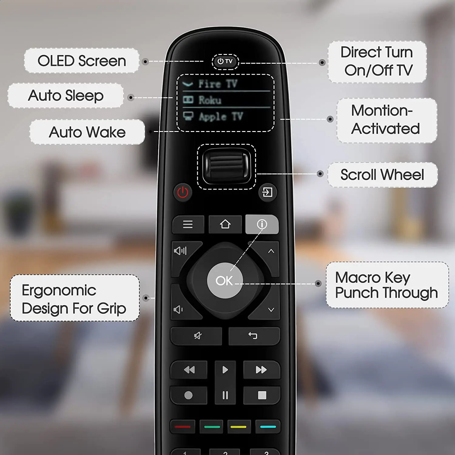 SofaBaton U2 Universal Remote with Customizable APP All-in-one Smart Remote Control Compatible with TV/Soundbar/Streaming Play 250417