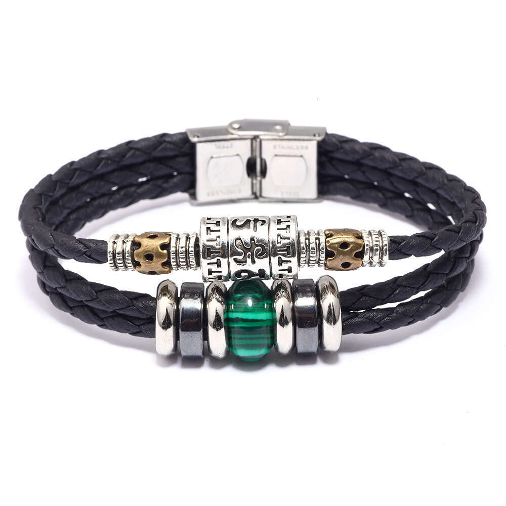 Fashion Lapis lazuli stainless steel buckle, tiger eye stone bracelet, natural stone, hidden sier jewelry