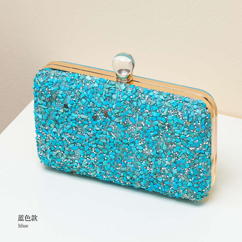 Dinner Bag New Water Dinner Fashion Diamond Embedding Dress Celebrity Qipao Bag KQ