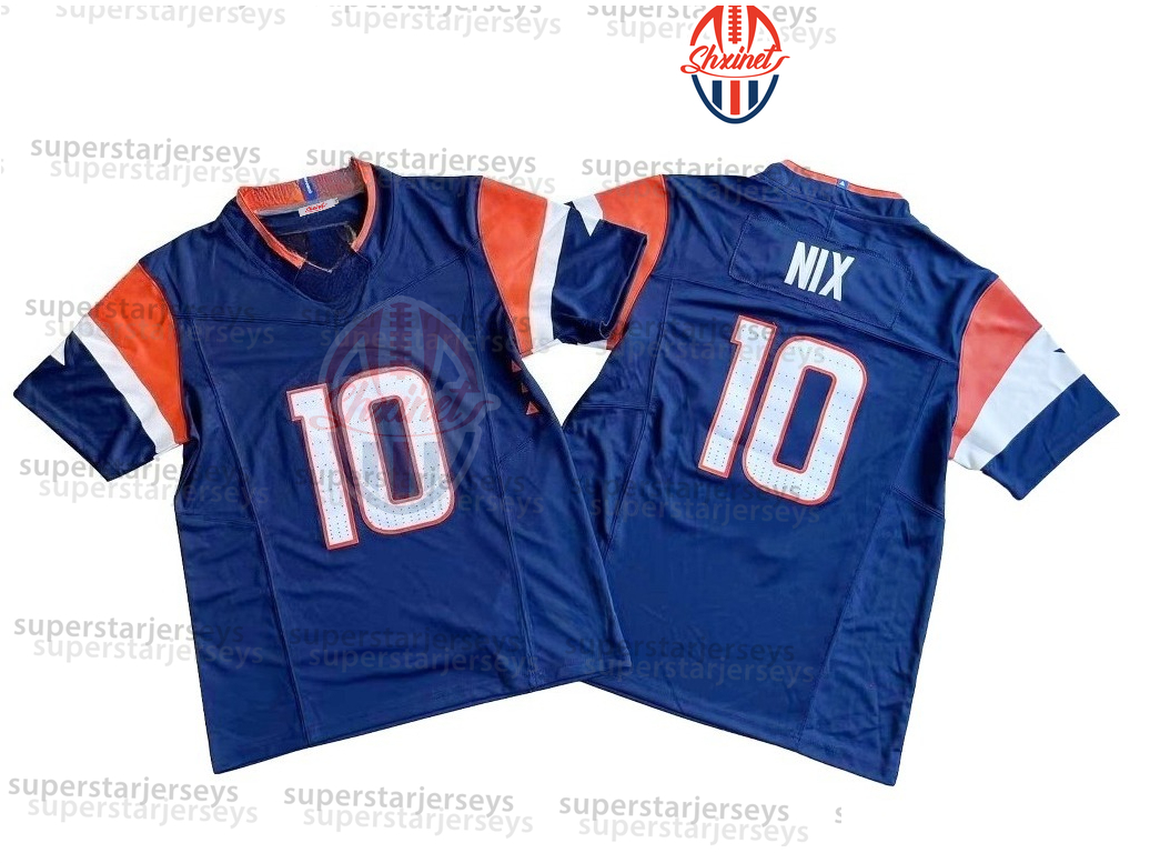 Bo Nix Jersey Patrick Surtain II Courtland Sutton Quinn Meinerz Javonte Williams Zach Allen Marvin Mims Jr Alex Singleton John Elway Riley Moss Footba