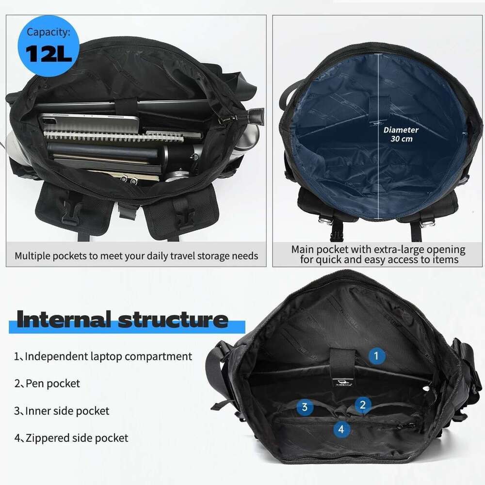 Designer Bag Lifetime Warranty Fashion Messenger Male Shoulder 13.3Inch Laptop Bag Outdoor Crossbody For Men Cycling Bags Boys