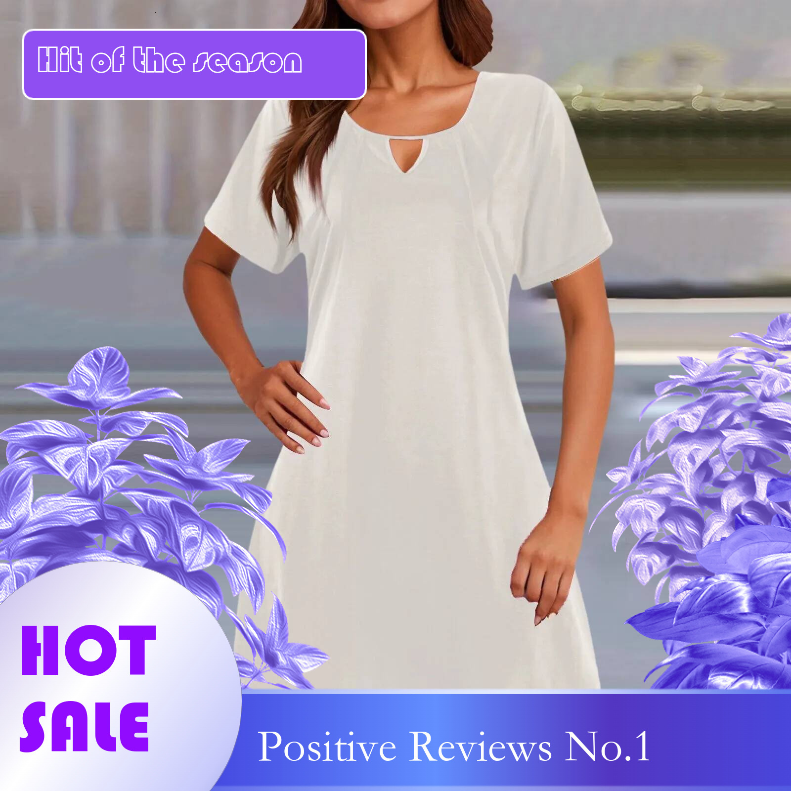 Dongdumaoyi Summer Sexy Mini White Dress V Neck Cut Out Loose Women Elegant Short Sleeve Club Party Solid Color Streetwear