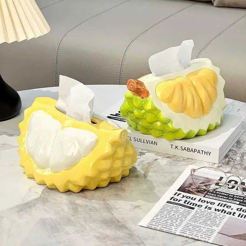 2025 New Design Durian-Shaped Paper Towel Holder Innovative Large-Capacity Tissue Storage Box With Smooth Surface FinishM251124