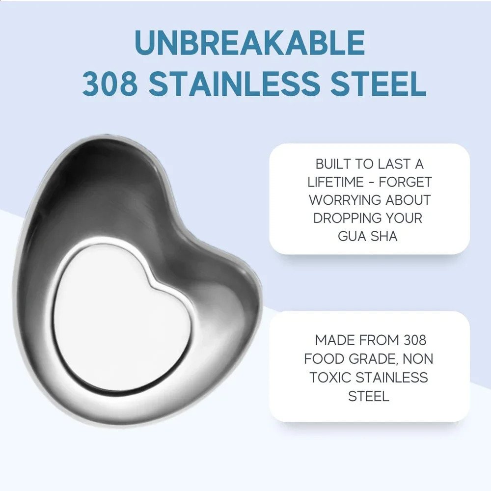 Gua Sha Board Ice Globes for Facials Stainless Steel Ice Roller for Face and Neck Facial Cryo Roller Massager Skin Care Tool 250418