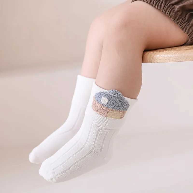 3Pairs/set Kids SOCKS For Boys Girls Autumn Winter Striped CHIldrens Sock Casual Soft Infant Toddler Cotton Sock 0-5Y G251124