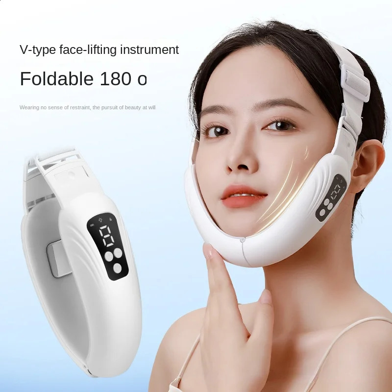 Skin Care EMS Electric Facial Massager Face Slimming Machine V Line Shaper Chin Cheek Equipment Beauty Tools 250418