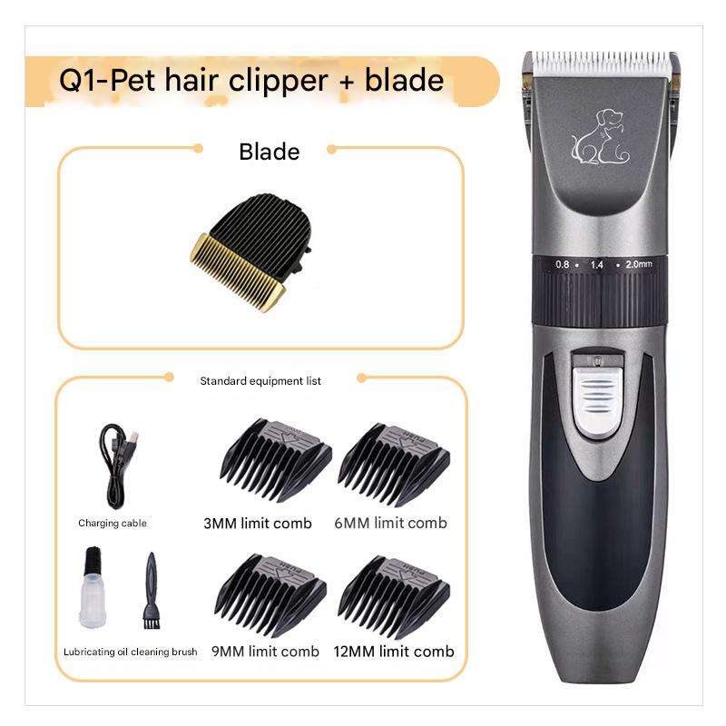 Dog Clipper Low Noise, Dog Grooming Kit with Rechargeable, Dog Shaver Cordless Electric Quiet Hair Clipper Set for Dog Cats Pets - view 5