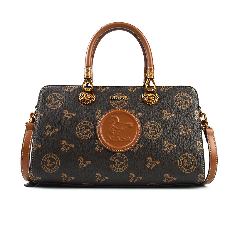 Women's 2025 New Printed Large Capacity Women's Handbag Middle-Aged Mother Bag OEM