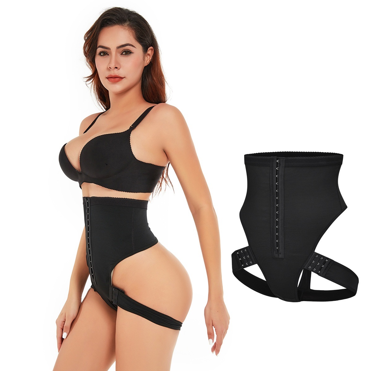 Waist Trimmer Corset Bodysuit + Hip Lifting Pants Hook Closure Body Sculpting Slimming Shapewear For Women Beauty Underwear Shaper