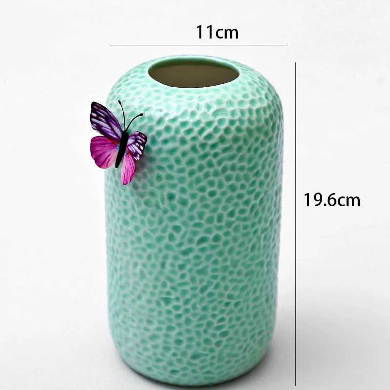 Hydroponic Ceramic Vase Flower Nordic Luxury Ikebana Modern Small Vase Design Creative Florero Aesthetic Room Decor Jarron FYVS C251124