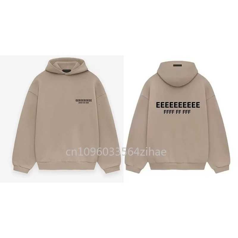 SS25 AlwaysOn Series Brand Mens Hoodies Chest Back Rubber Letter Hoodies Designer Brand Mens Oversized Hoodies M251124