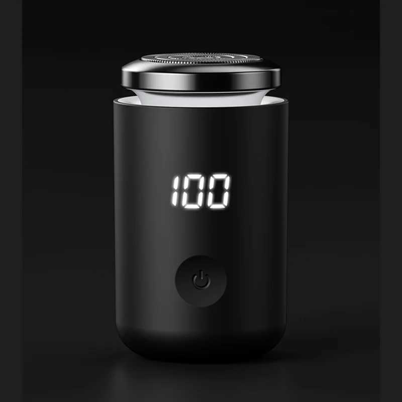Mini Electric Shaver Led Digital Display Men Rechargeable Type-c Charging Car Portable Shaver Men Women Home Razor L251124