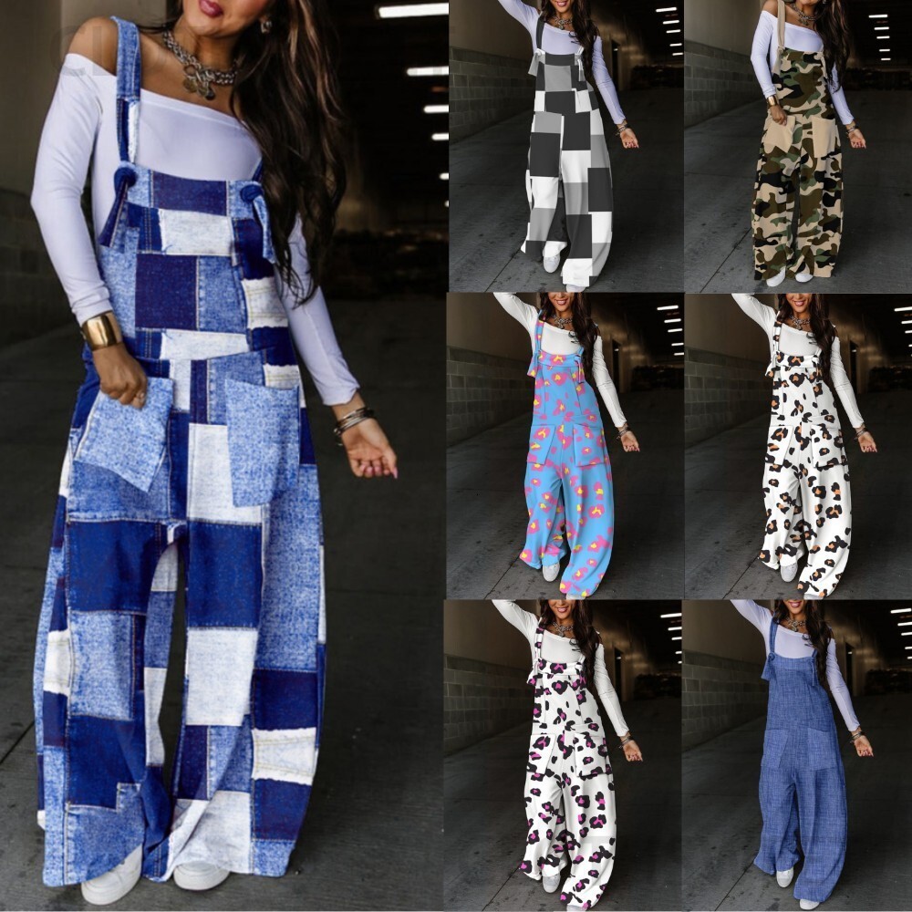 2023 New Autumn Printed Waist Strap Pants for Women