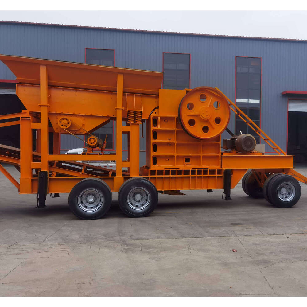 Hot Sale Africa diesel Jaw Crusher for Gold Mining Mobile Crusher Equipment Stone Crusher Machine Portable