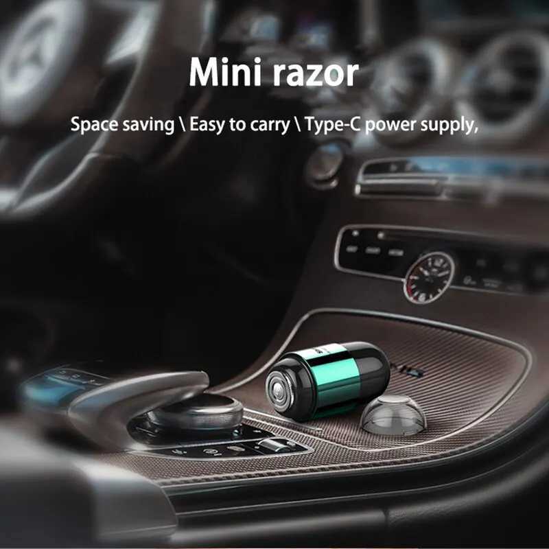 Electric Mini Shavers for Men Wet and Dry Rechargeable Mens Razor Waterproof Magnetic Portable for Travel Beard Shaving L251124