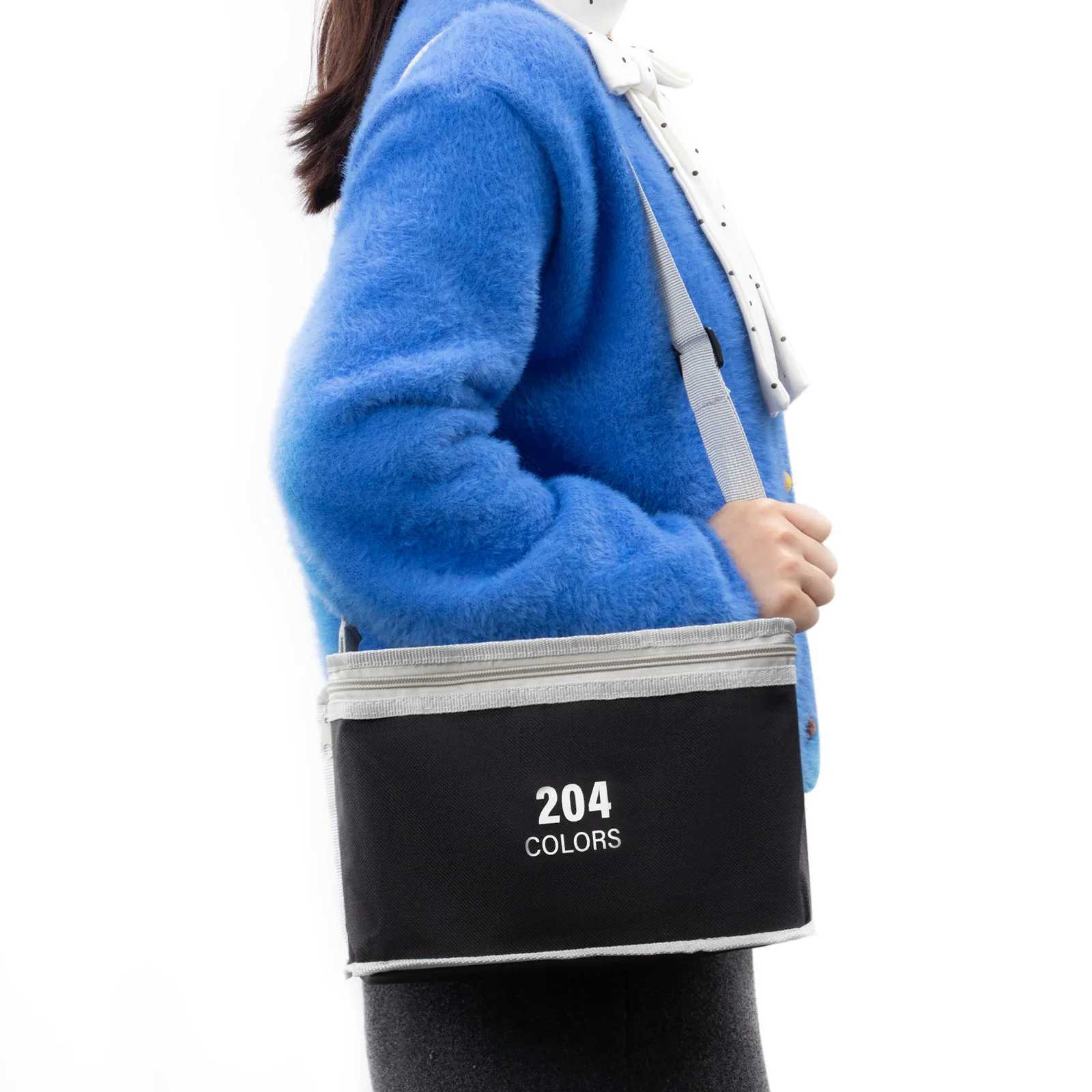 168 Colors Alcohol Markers Pen Set Dual Tip Blender Art Markers for Painting Manga Quick Drying Student Stationery School Supply G251124