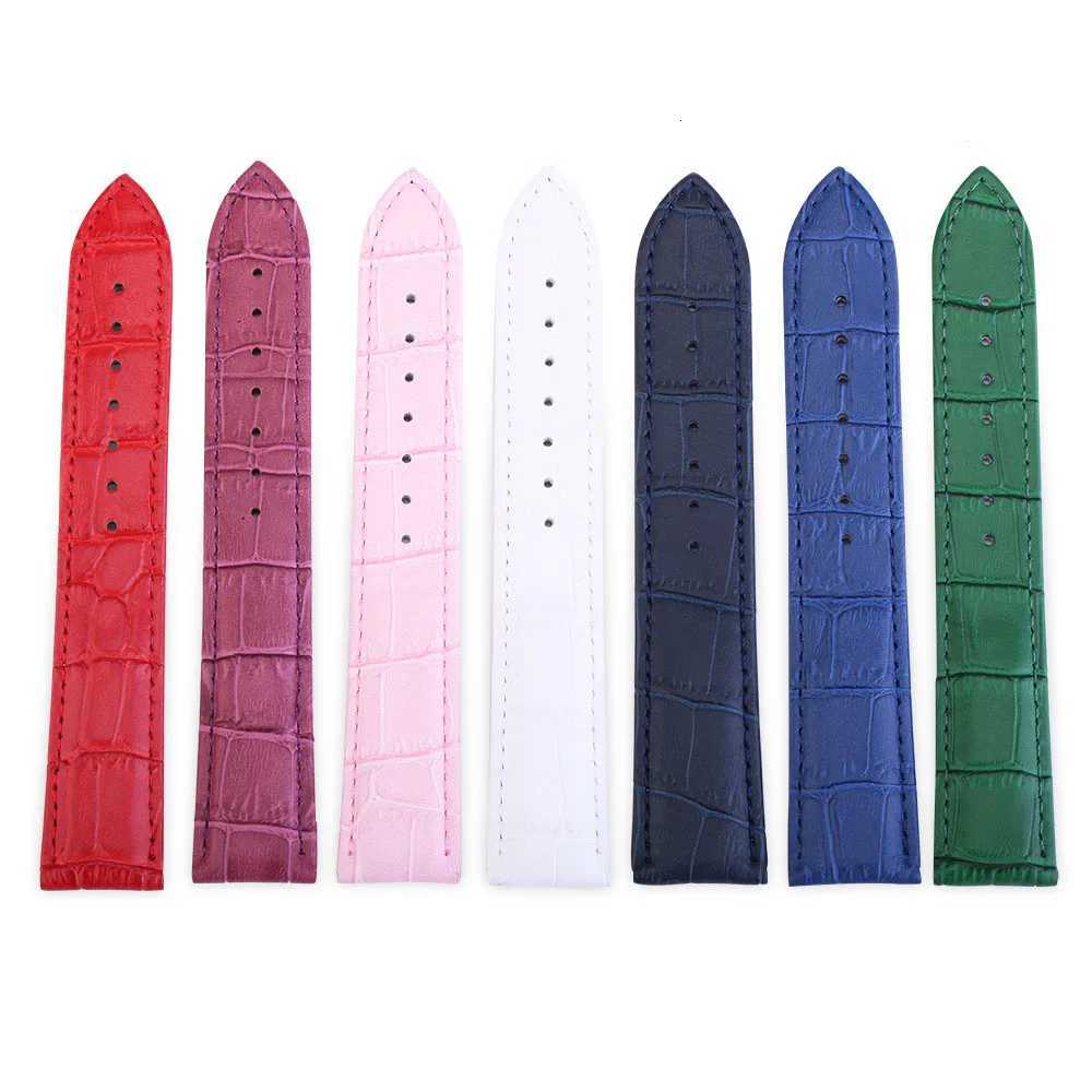 Genuine Leather Crocodile Veins Strap 10 12mm 13 14mm 15 16mm 17mm 18mm 19 20mm 22mm 24mm Watch Band Watch Belts Wristwatch Band C251124