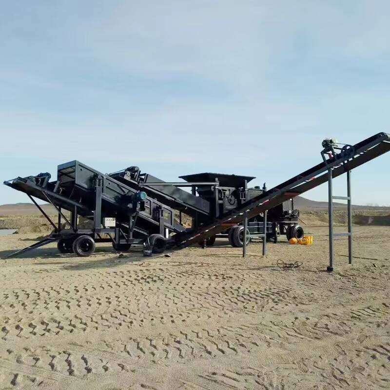 Compact and Agile Mobile Crushing Equipment
