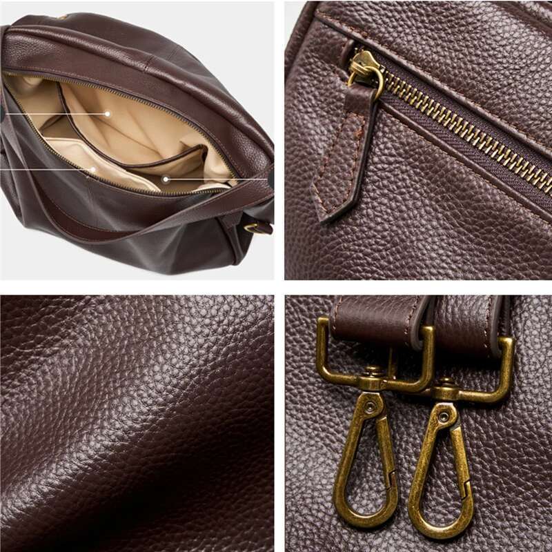 Designer Bag 2025 Burminsa Cowhide Genuine Leather Soft Large Hobo Shoulder Bags For Women 2025 Designer Big Messenger Tote Ladies Handbags Luxury Bag