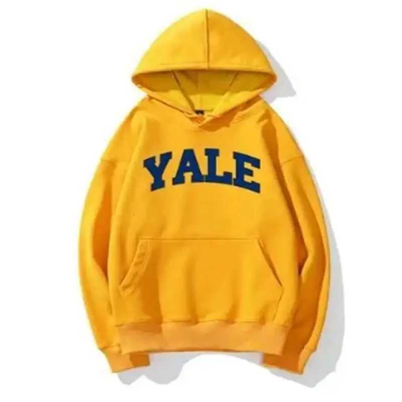 Yale University Unisex Long Sleeve Printed Hoodie Casual Sweatshirt Pullover Sweatshirt Adult Sportswear Classic Simple Trendy M251124