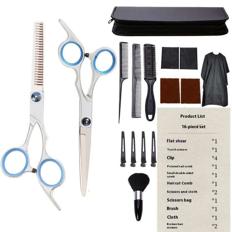 6.0 Salon Hairstylist Apprentice Flat Shears Home Use Detachable Professional Haircut Scissors Set Free shippin
