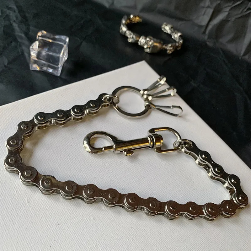 Pants chain Punk Men Wallet Belt Chain Bicycle chain Metal Trousers Chain For Jeans Pants Fashion Jewelry For Men Women 251121