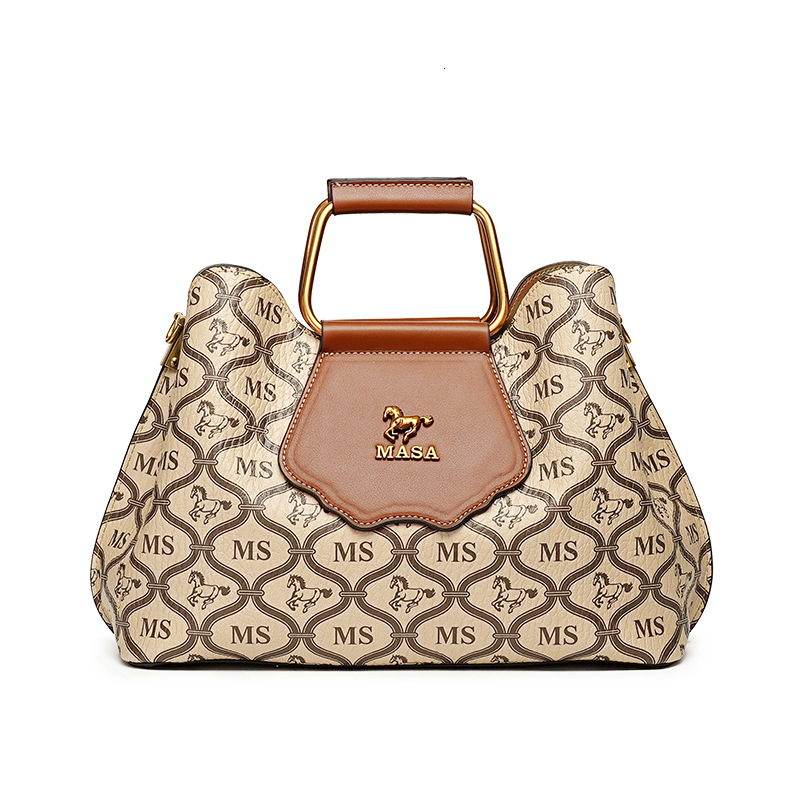 Massa Fashion Women S Autumn Winter New Style High End Niche Bucket Commuting Shoulder Hand Held Crossbody Tote Bag