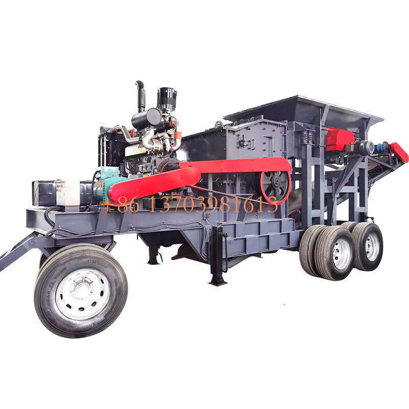 Compact and Agile Mobile Crushing Equipment