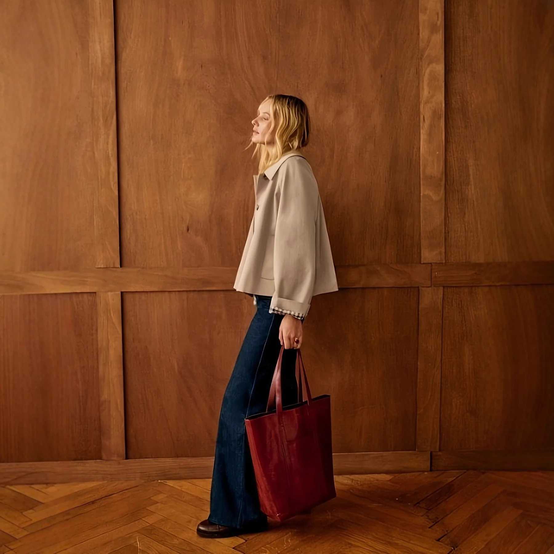 Women Stylish Autumn Blazer Lapel Collar Single Breasted Long Sleeve Jacket for Work Shopping Date Night J251124